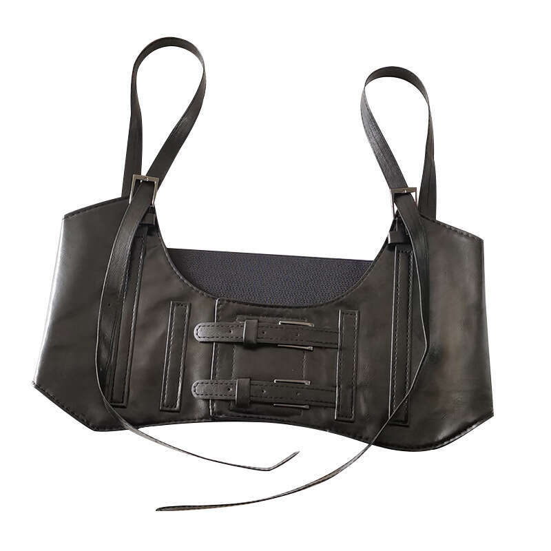 Street Fashion Strap Decoration Black Ins Punk Style Suspender Belt for Suit Women Waist Cincher