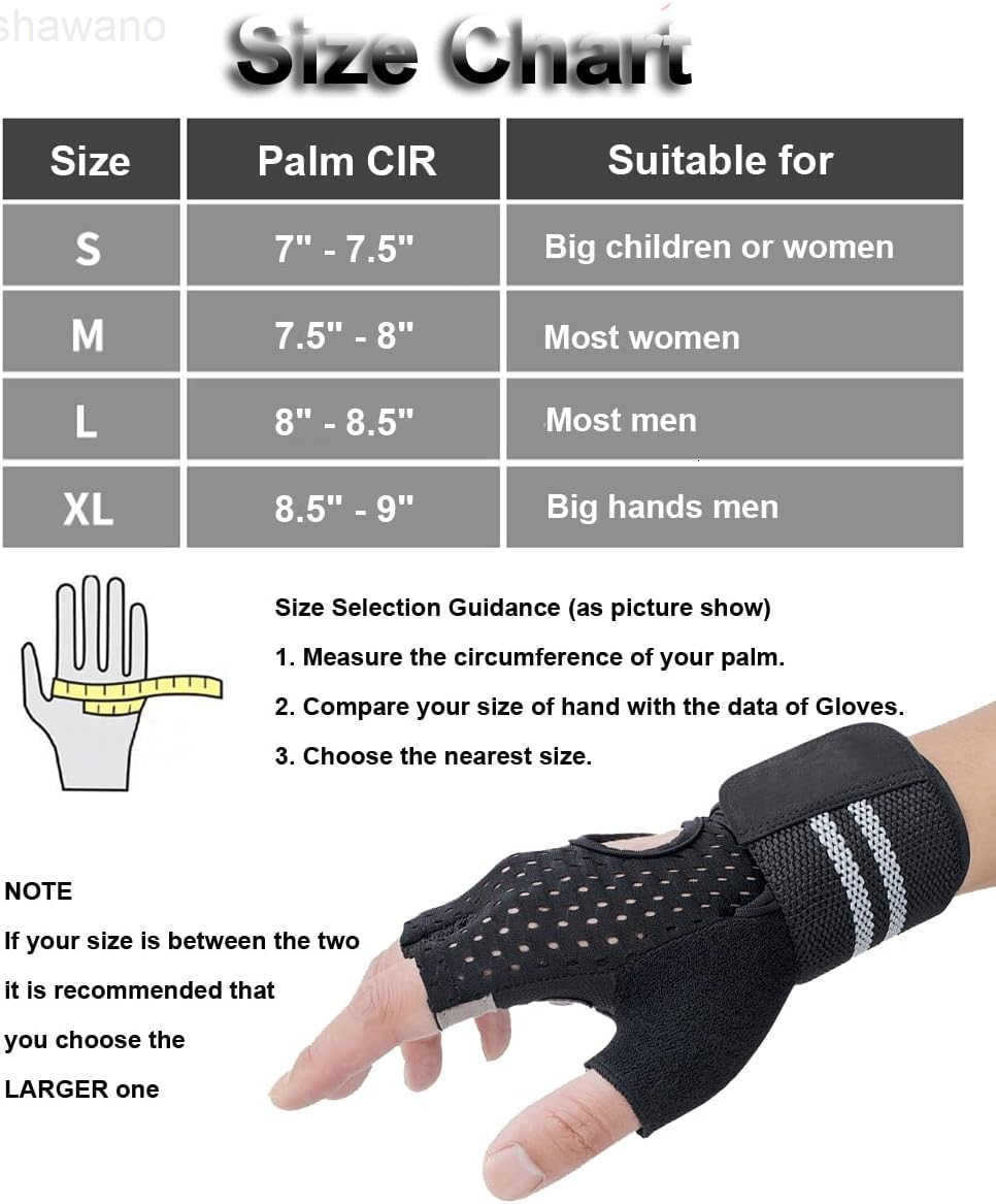 Weightlifting Gym Gloves for Men Women Breathable Workout Gloves AntiSlip Exercise Gloves Adjustable Wrist Support Full Palm Protection LightweightW25