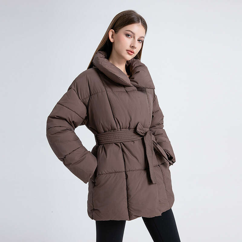 Women's Mid-Length Down Jacket Winter New Style Design Coat Student Cotton Outerwear