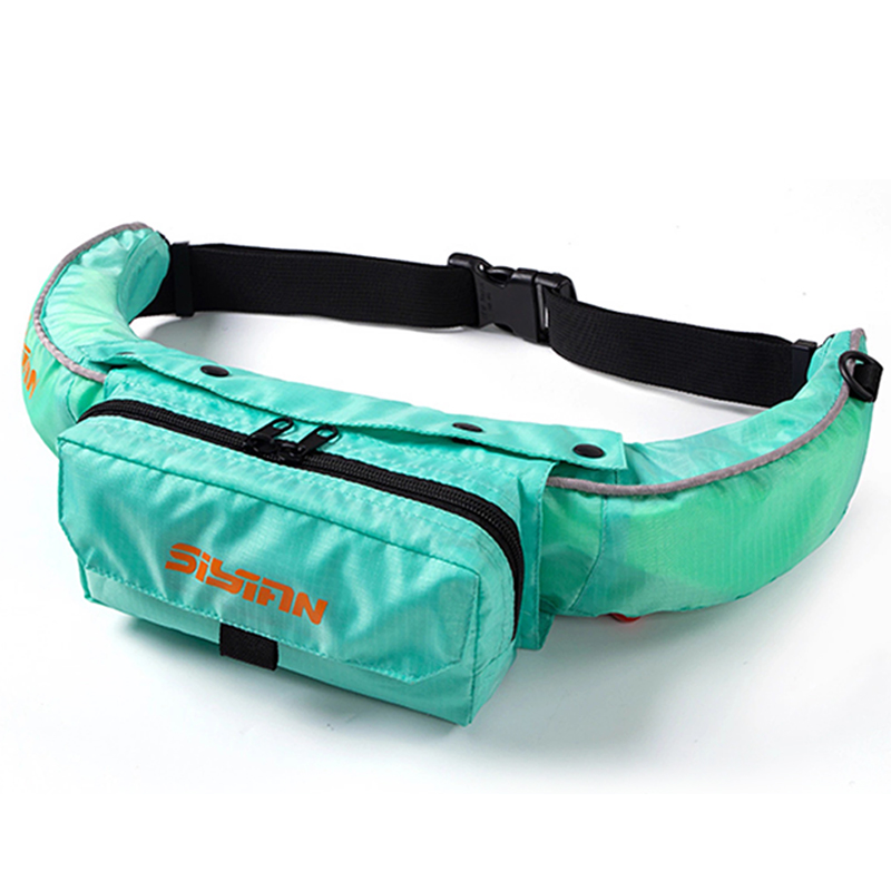 Inflatable waist belt Inflatable life buoy jacket life Water rescue High buoyancy Durability Convenient, fast and simple
