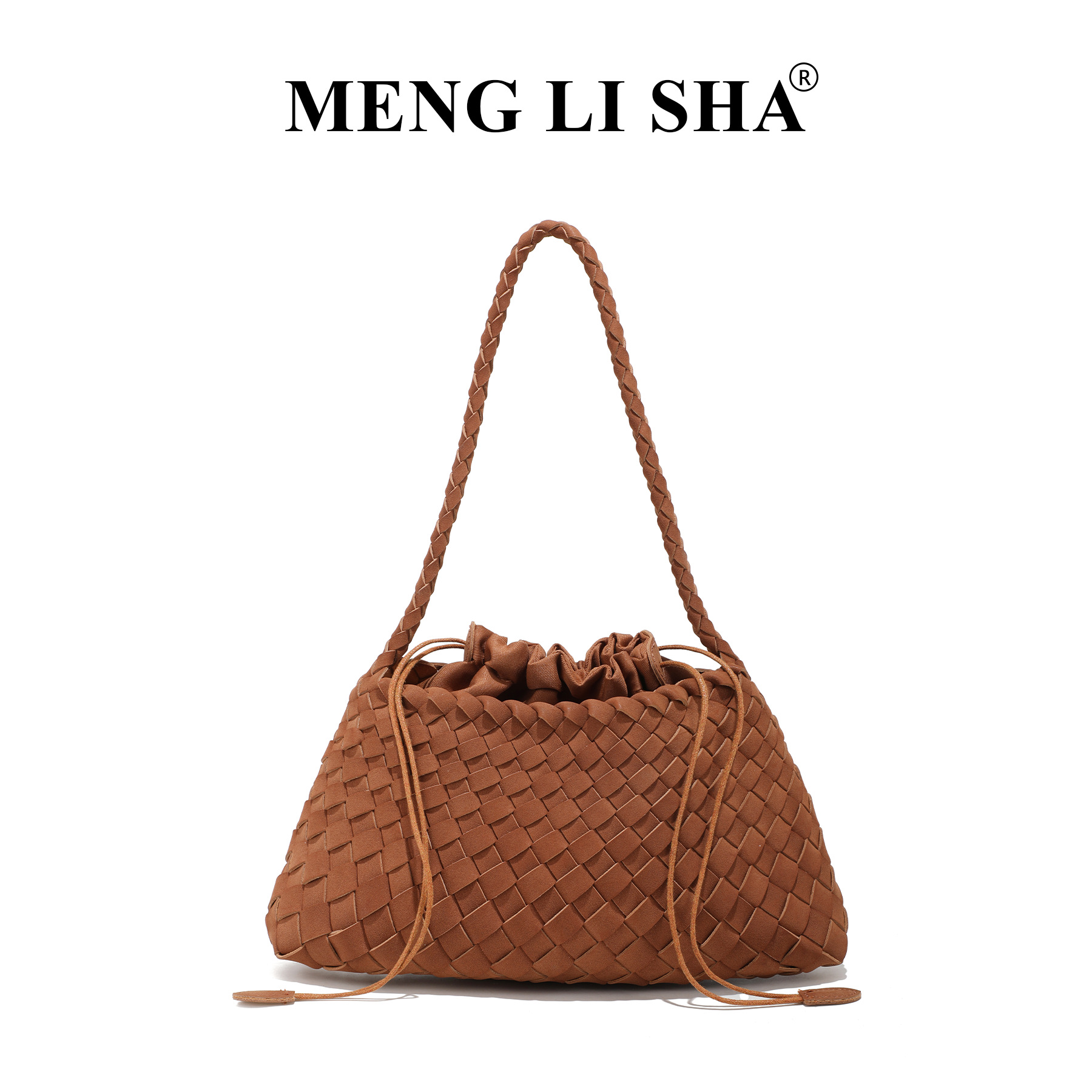 Designer Bag 2025 French Vintage Style Woven Shoulder Bag, Suede Tote Bag for Women, Elegant Underarm Bag Free Shipping