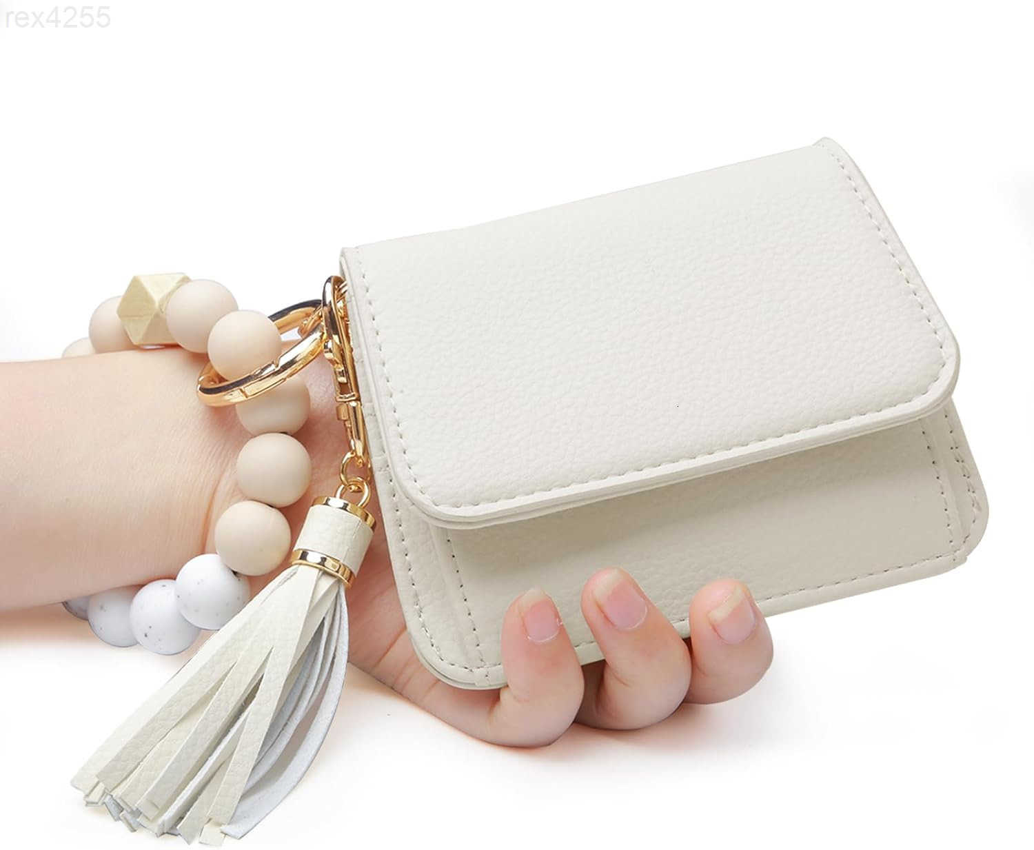 Wallet RFID Wristlet Wallets for WomenSmall Wallets Woman Key Chain Wallet with Coin Pocket and Id WindowW250911