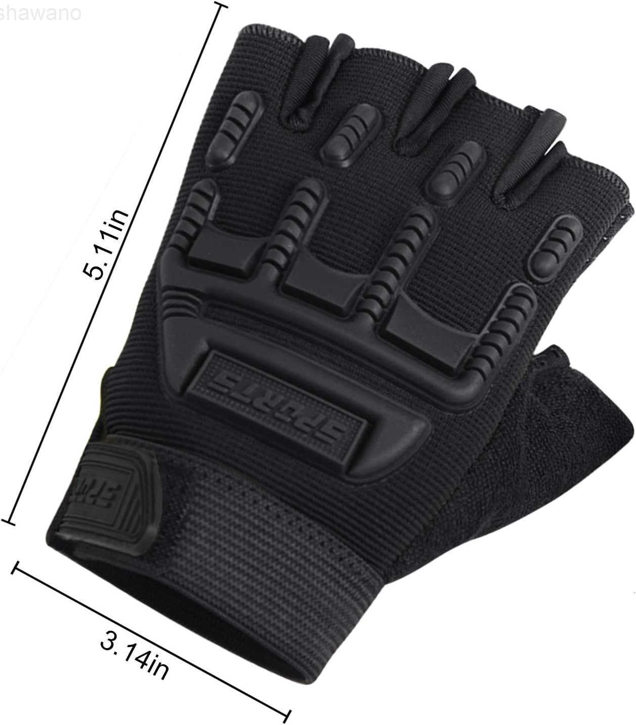 Half Finger Cycling Gloves Breathable Non Slip Bike Riding Gloves with UV Protection for Boys Girls Aged 610W250911