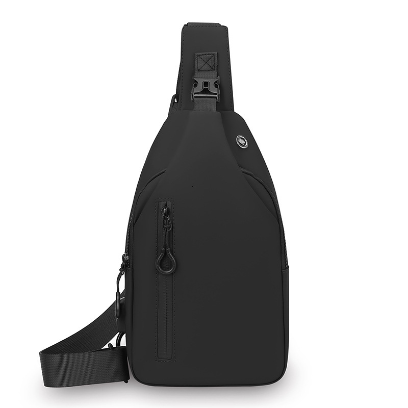 Multifunctional USB Fashion Chest Bag Men New Simple Shoulder Bag Large Capacity Trendy Designer Bag Lightweight Versatile Luxury Free Shipping Bag Cr