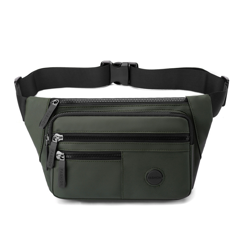 Men S Waist Bag New Fashion Simple Crossbody Designer Bag Bag Casual Versatile Trendy Chest Free Shipping Bag Leather Texture Luxury Bag Business Shou