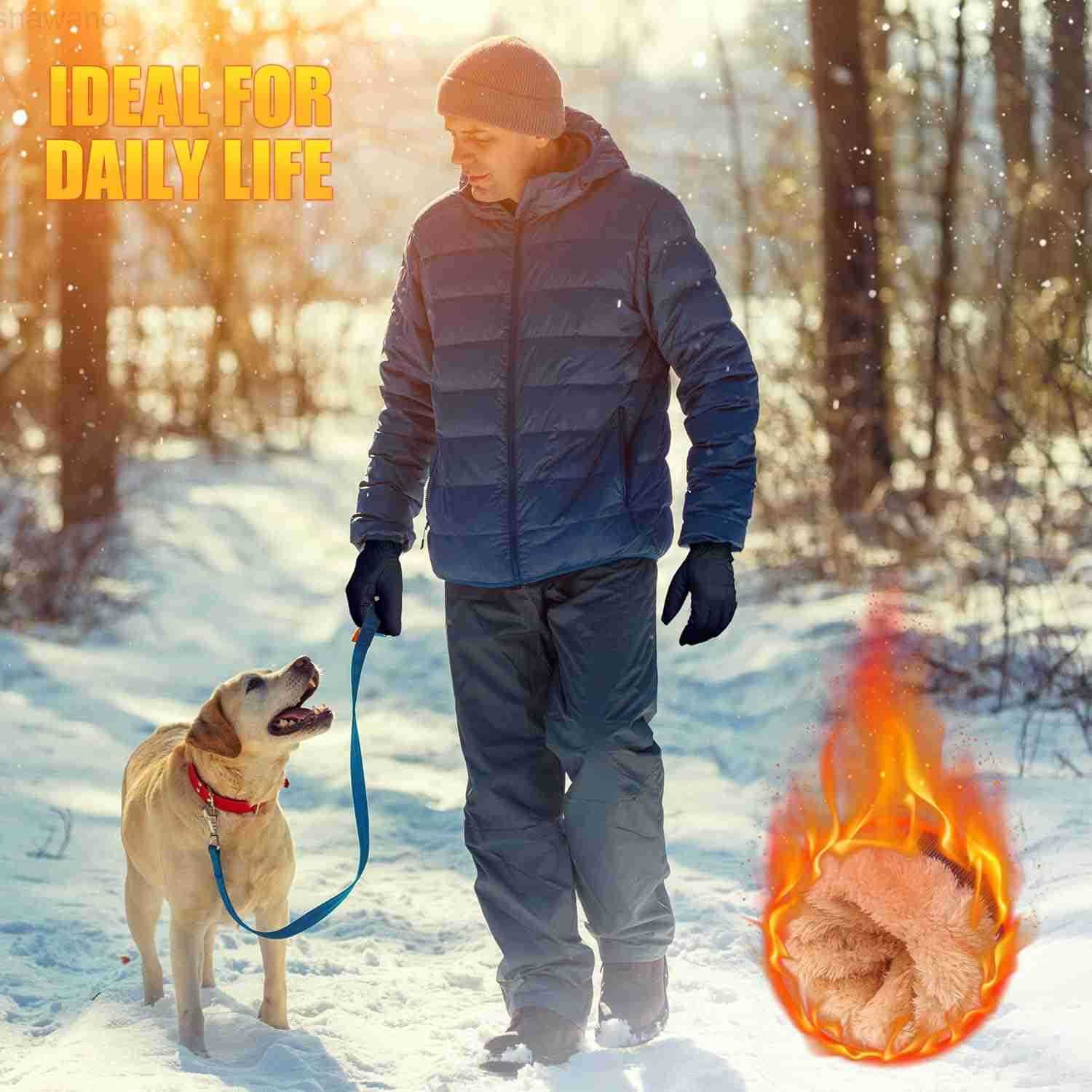 Winter Waterproof Ski Gloves Men Women Snow Warm Cycling Cold Weather Driving Biking RunningW250911