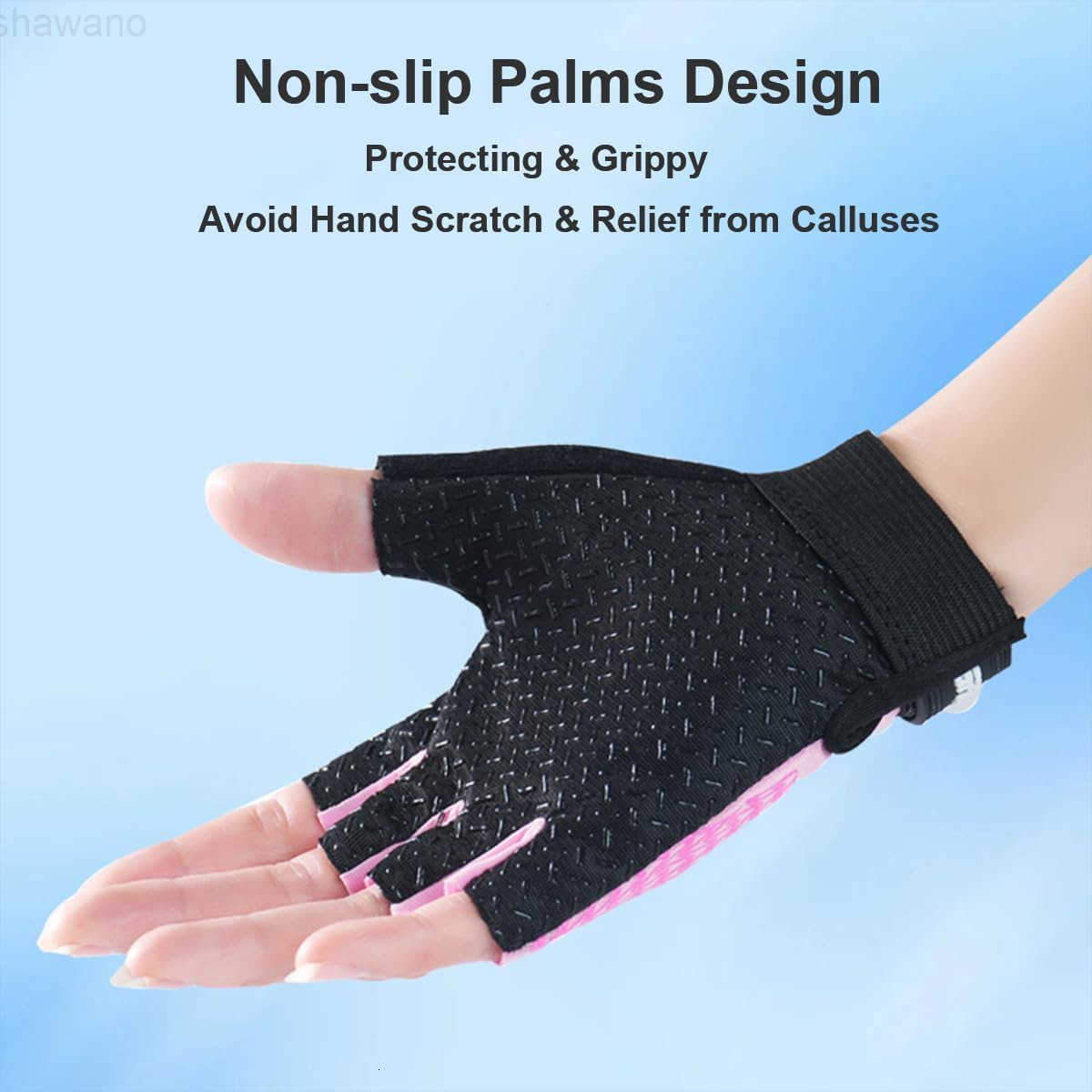Girls FingerLEss Bike Gloves Sport Gloves for 410 Year Girls Bars Rock Climbing Cycling Biking FishingW250911