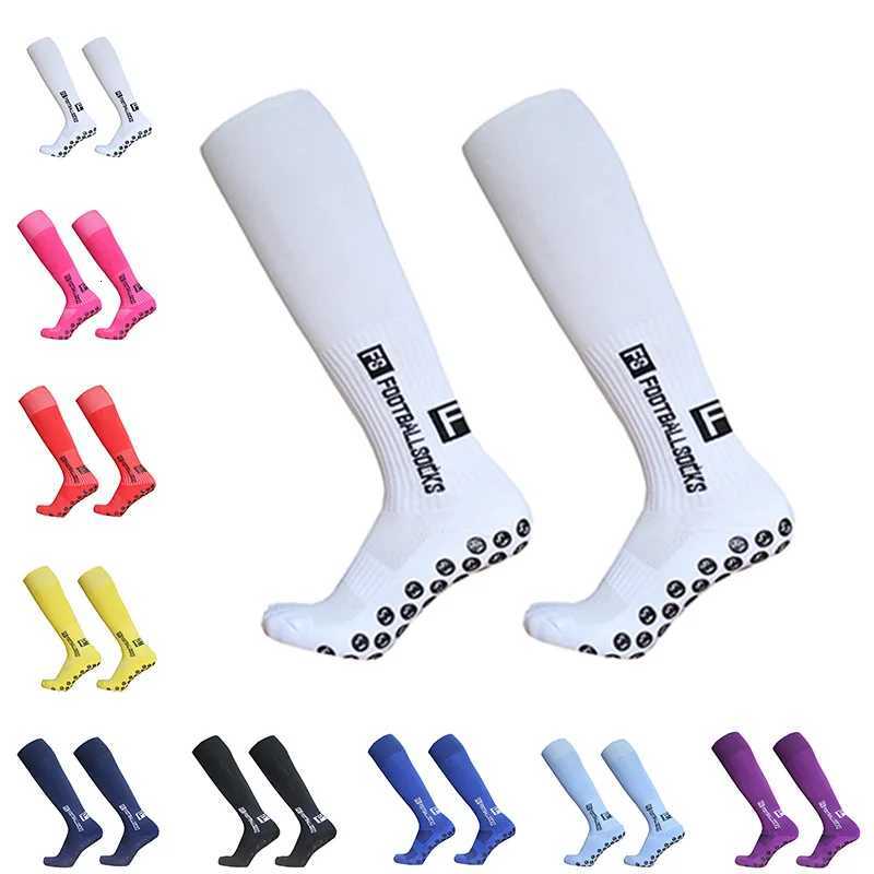 New Long FS soccer Socks Men Women Sports Round Silicone NonSlip Grip Football Socks D250911