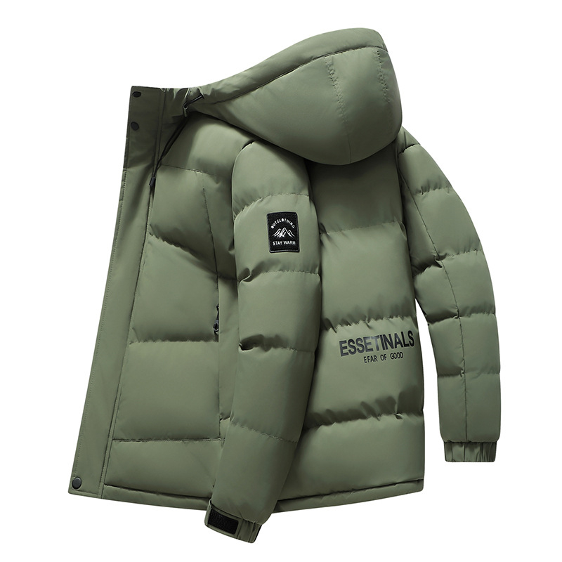 Free shipping designer hot selling high-quality winter new hooded cotton jacket mens fashionable thick down cotton jackets