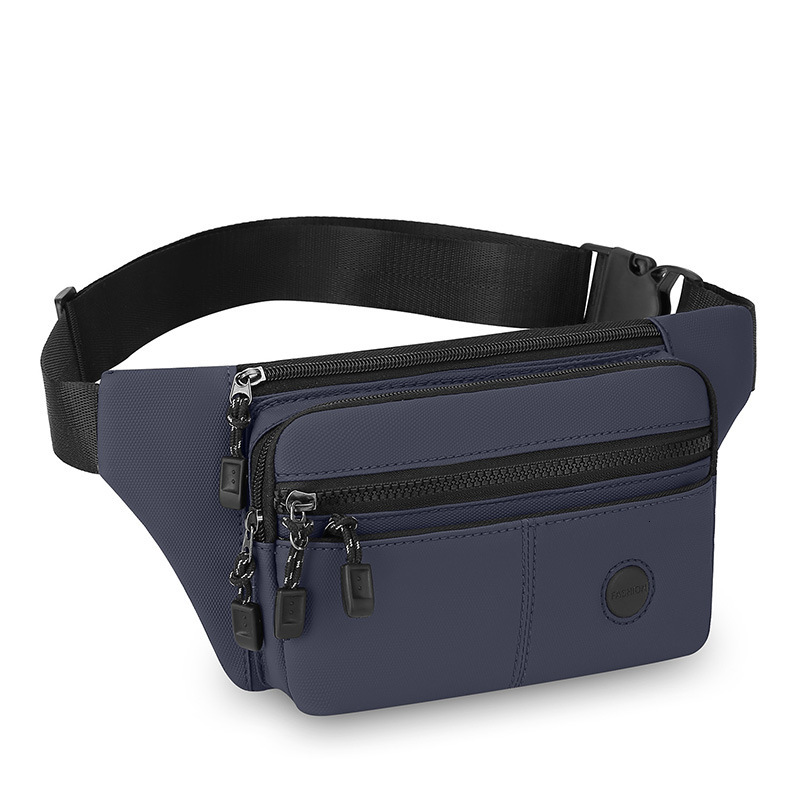 Men S Waist Bag Designer Bag Fashion Portable New Simple Shoulder Bag Casual Versatile Trendy Chest Free Shipping Bag Multi Layer Luxury Bag Storage C