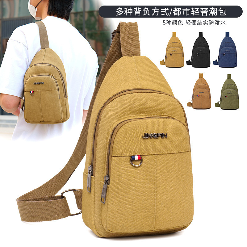 New Casual Men S Bag Free Shipping Chest Bag Outdoor Simple Fashion Luxury Bag Single Shoulder Crossbody Bag Men S Bag Designer Bag One Piece Dropship