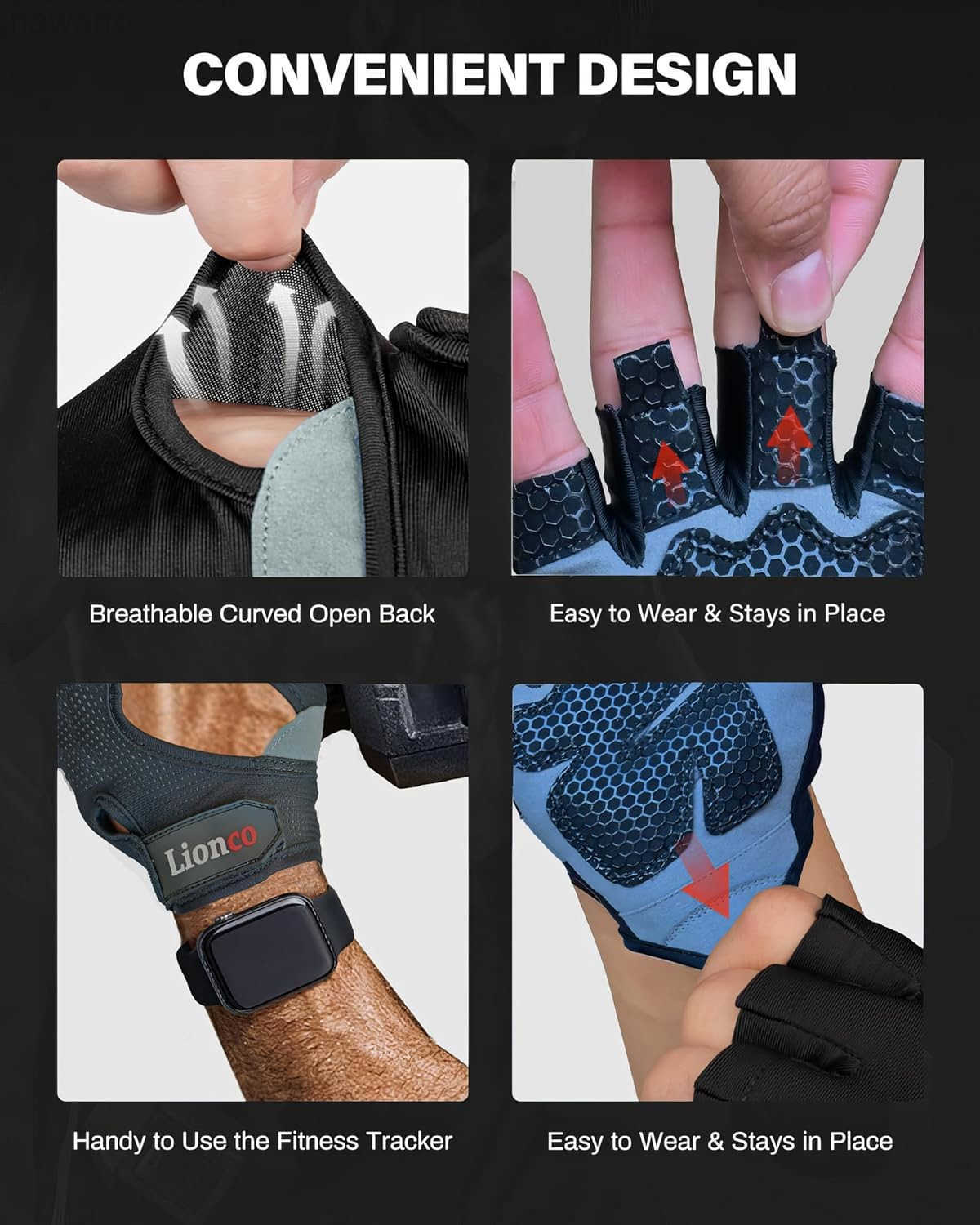 Workout Gloves for Men WomenWeight Lifting Gloves with Breathable Gel Padded Excellent Grip for Gym ExerciseCyclingWeightliftingFitness TrainingPullW2