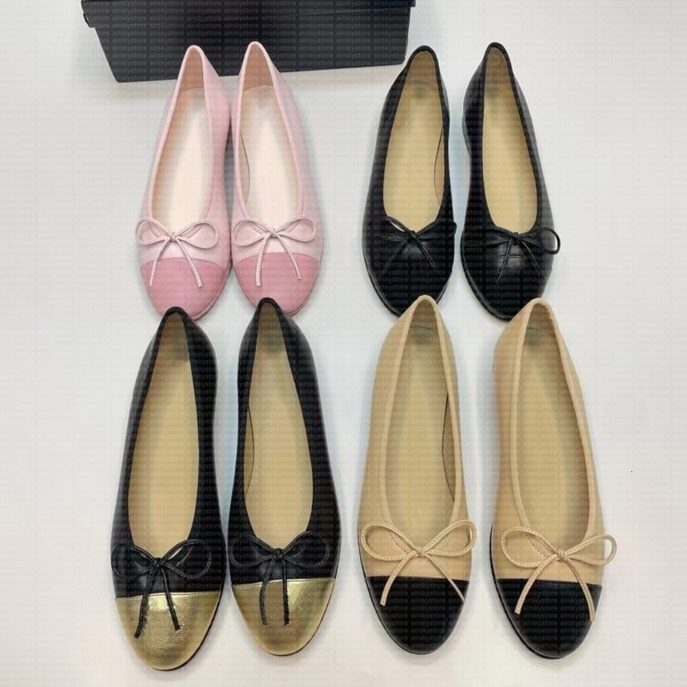 Sandales à talons hauts Sandals Ballet Flats Générat en cuir authentique Open on Formal Ballerina Designer Shoe Mobaye de créateur Pumps Pumps Sh