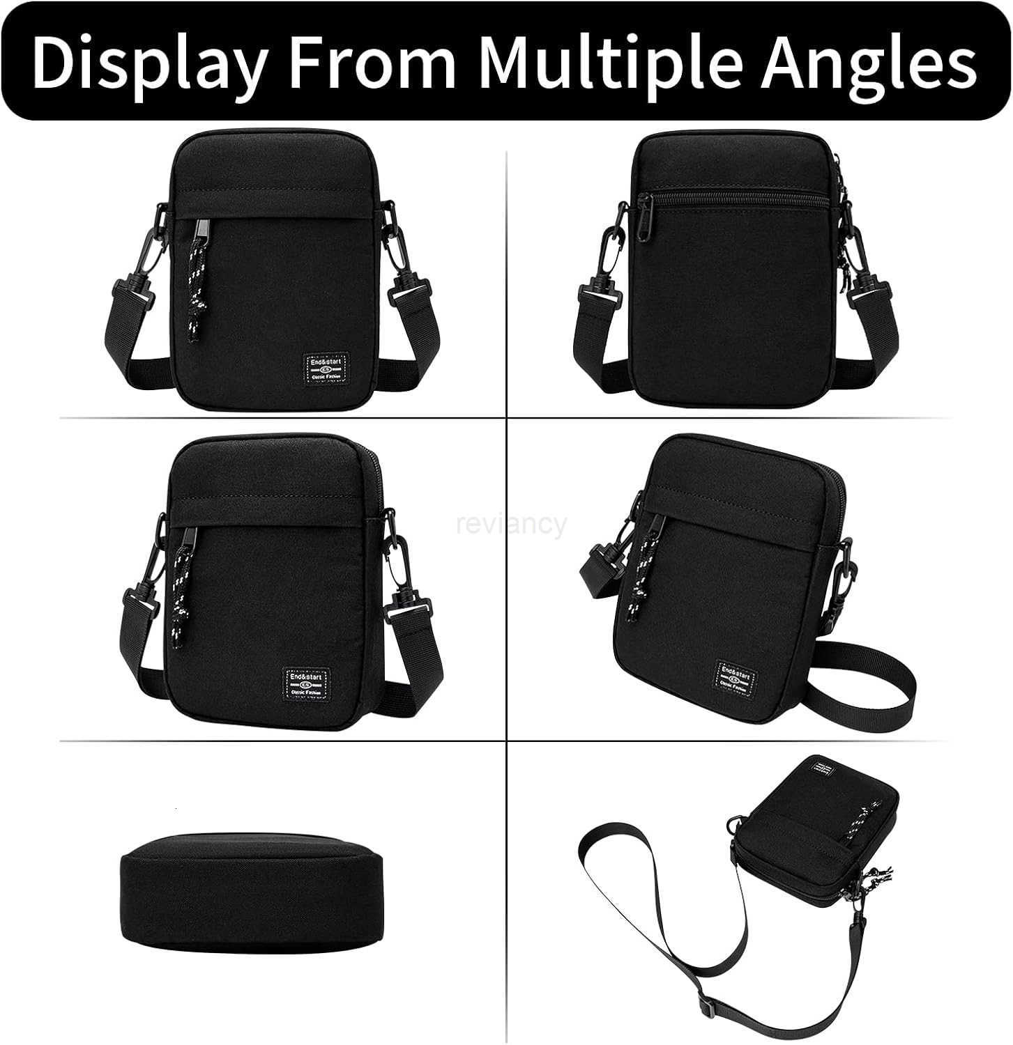 Small Crossbody Bag Shoulder Bag For Men Women Mini Messenger Bag Water Resistant Satchel Bag for Work TravelW250911