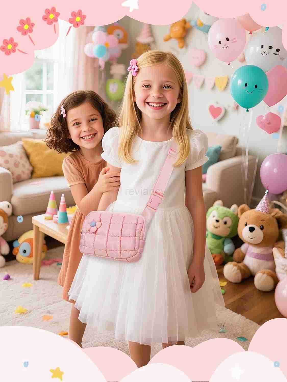 Crossbody Bag for Girls 4 5 6 7 8 9 10 11 12 Year Old Girl Birthday Back to School Gift Purses Bag Cute Trendy StuffW250911