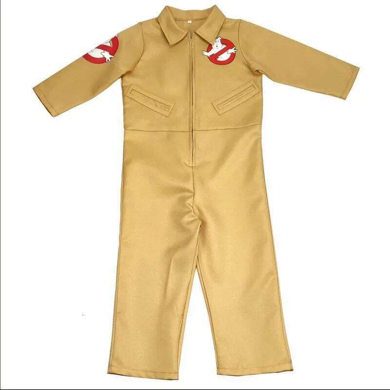 Ghostbusters uniform Ghostbu sters c ostume with gun Quantum bag Halloween costume