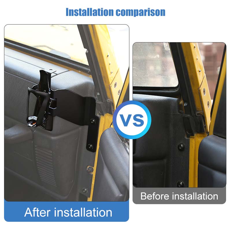 Car Water Cup And Phone Stand On The Center Console For Jeep Wrangler TJ 1997-2006 Interior Decoration Accessories