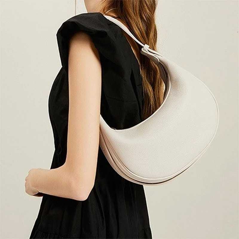 Adjustable Shoulder Strap Half Moon Bag Trendy Crescent Dumpling Bun Crossbody Single Shoulder Handheld Bag Z250911