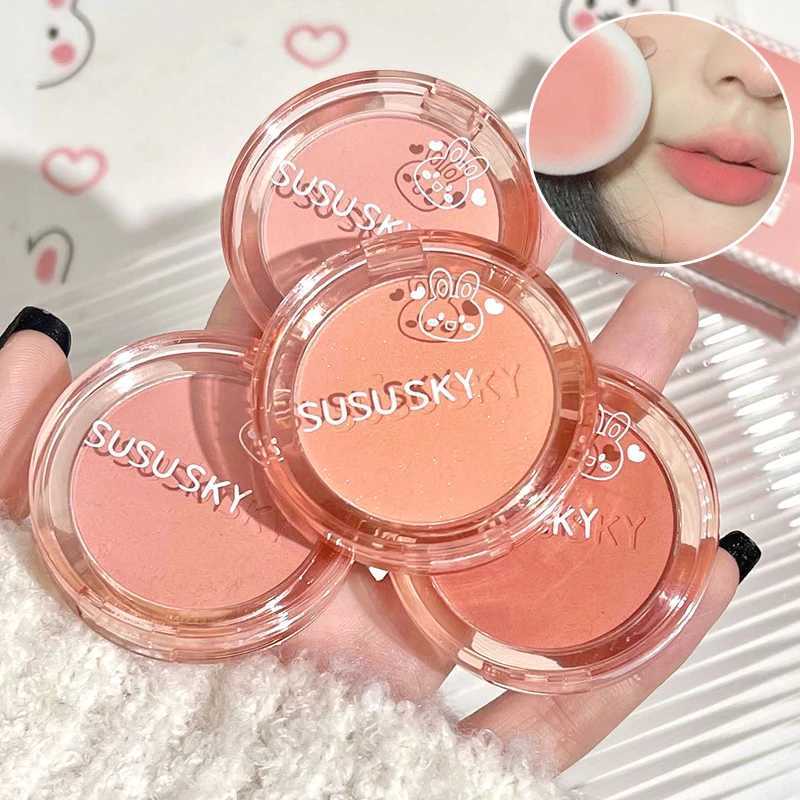 Color Blush Highlight Cheek Purple cheek blue Peach matte nude W250911