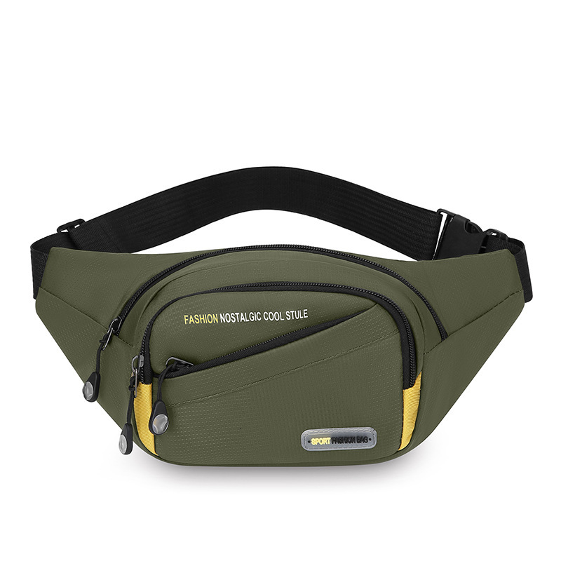 Multifunctional Outdoor Sports Waist Bag Luxury Designer Bag Bag Large Capacity Multi Layer Crossbody Shoulder Bag Oxford Cloth Thickened Fashion Free