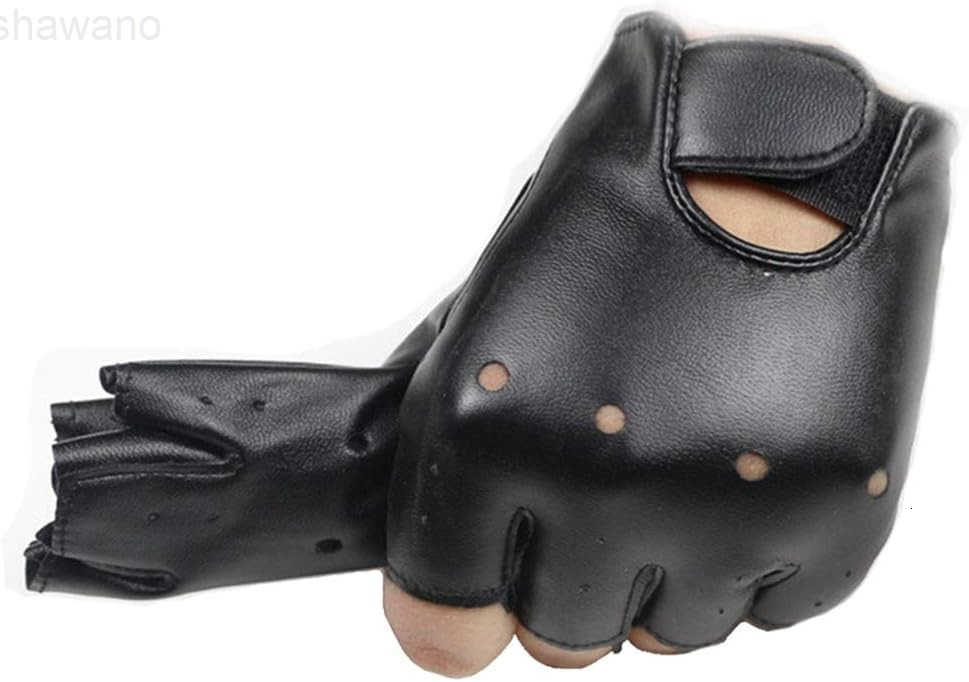 Long Keeper 411 Y Kids PU Leather Fingerless Gloves for Boys Girls Outdoor Sports GlovesW250911