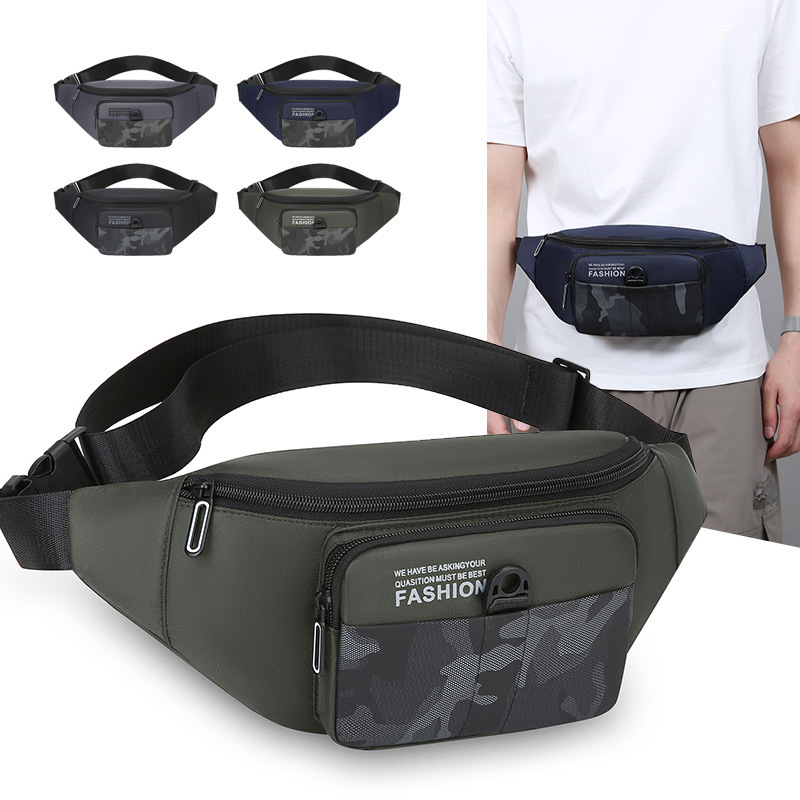 New Outdoor Sports Waist Bag Men S Luxury Bag Multifunctional Fashion Chest Free Shipping Bag Designer Bag Versatile Commuting Single Shoulder Crossbo