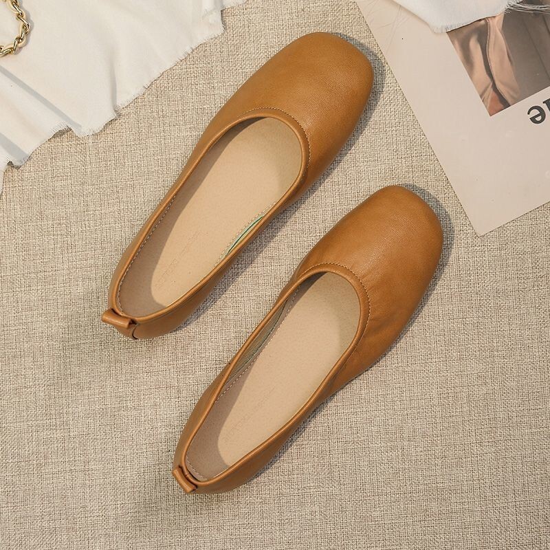 Minimalist Shallow Mouth Shoes Women's Soft soled Commuter Shoes Autumn New Designer Shoes Women's Flat Shoes Fashion