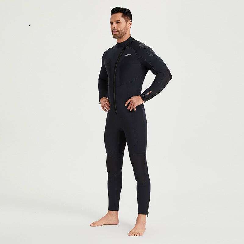 Wetsuit Men's One-Piece 5Mm Warm Surf Women's Wear-Resistant Snorkeling Wetsuit