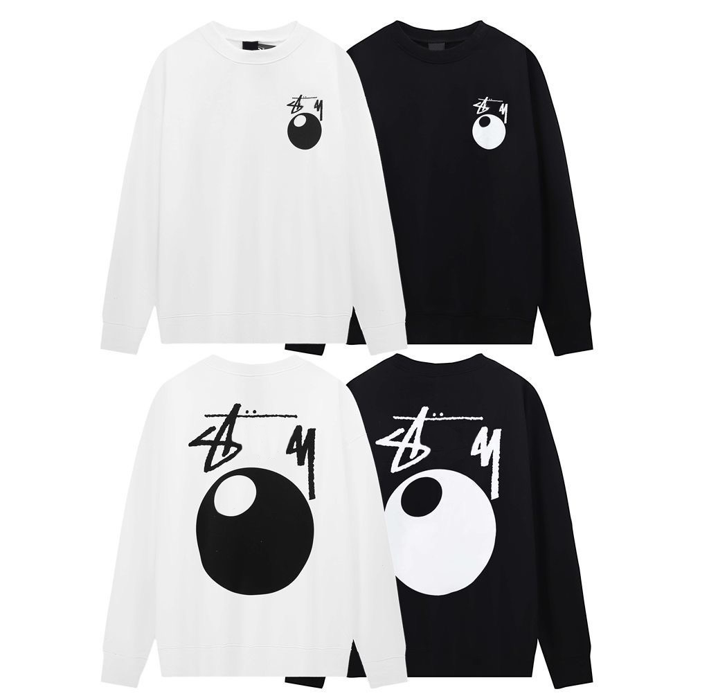 Men's and women's sportswear, brand sportswear sweatshirts, men's fashionable pullovers, women's long-sleeved round-neck pullovers, fashionable, casual, pullovers