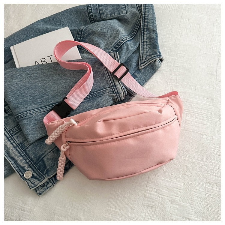 Chest Designer Bag Bag Foreign Trade New Fashion Crossbody Bag Free Shipping Ins Solid Color Simple Student Shoulder Bag Niche Versatile Sports Luxury