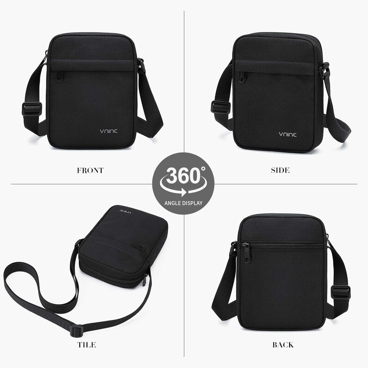 Crossbody Bags for Women MenSmall Sling Bag with Adjustable Strap Compact Messenger BagW250911
