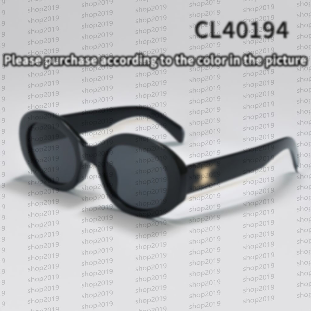 y2k sunglasses high quality cl40194U black sunglasses women's Arc de Triomphes CL40235 Oval glasses with box