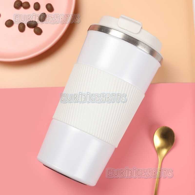 304 Stainless Steel Leather Cover Coffee Cup Car Business Cover Gift Cup Thermos Cup Engraved H250911
