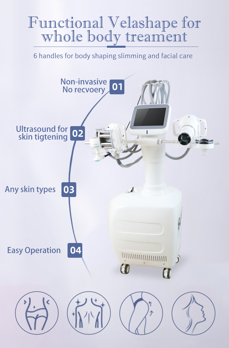 Discover the vela Ultimate Body Shaping Arsenal Radio Frequency Ultrasonic Body Contouring and Fat Cavitation Weight Loss Vacuum RF Machine