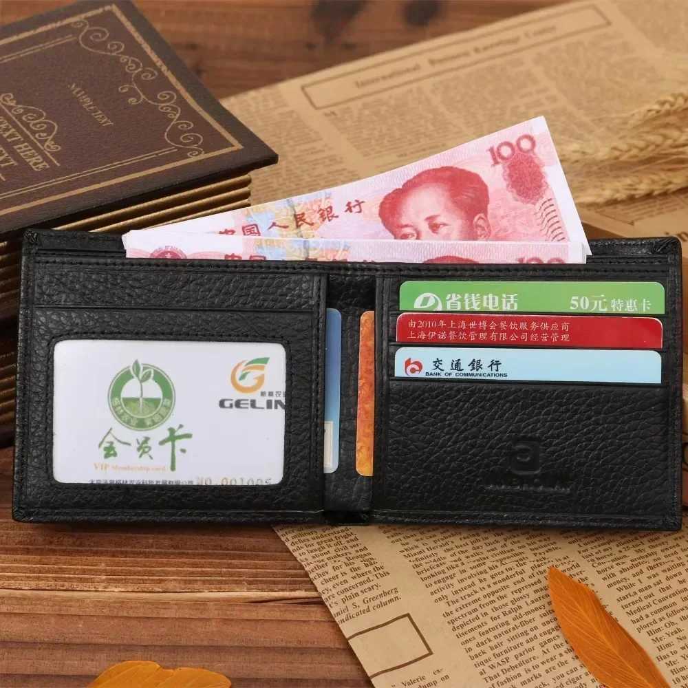 2024 Crocodile Skin Wallet Men Genuine Leather Small Zipper Short Men Wallets Credit Card Holders Coin Pocket Purse Alligator W250911