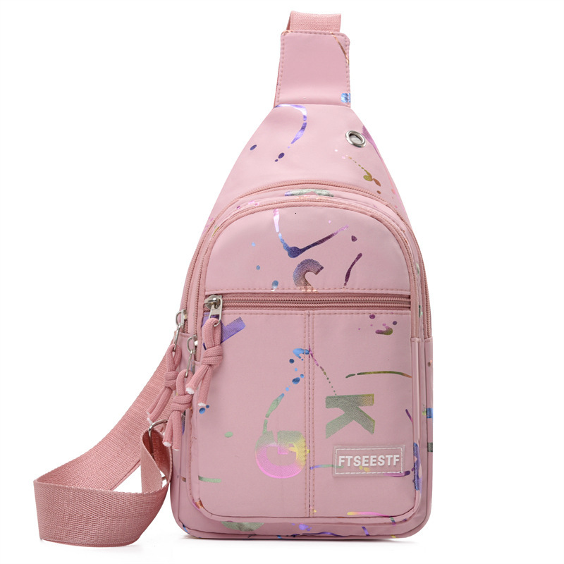 New Fashion Chest Bag For Women Korean Version Gold Stamping Designer Bag Luxury Free Shipping Bag Shoulder Bag Outdoor Casual Multi Layer Crossbody B