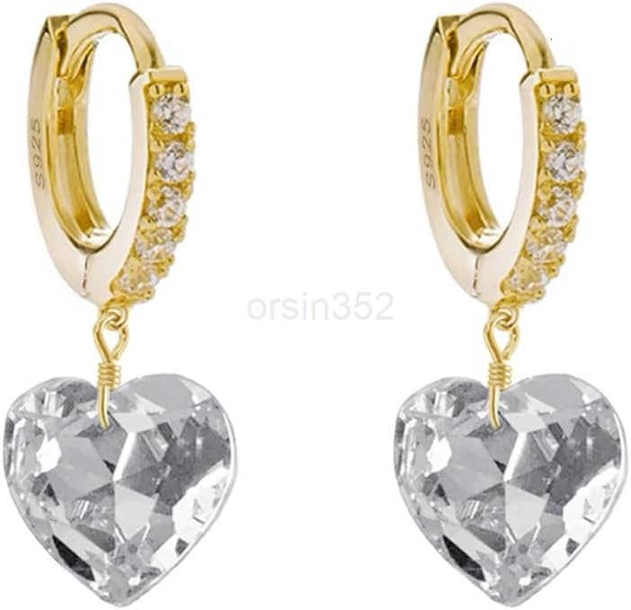 Hoop Earrings for Women Girls 925 Sterling Silver CZ Charms Dangle Drop Small Hoops Cartilage Hypoallergenic Piercing Cuff Wrap Cute Birthday VW250911