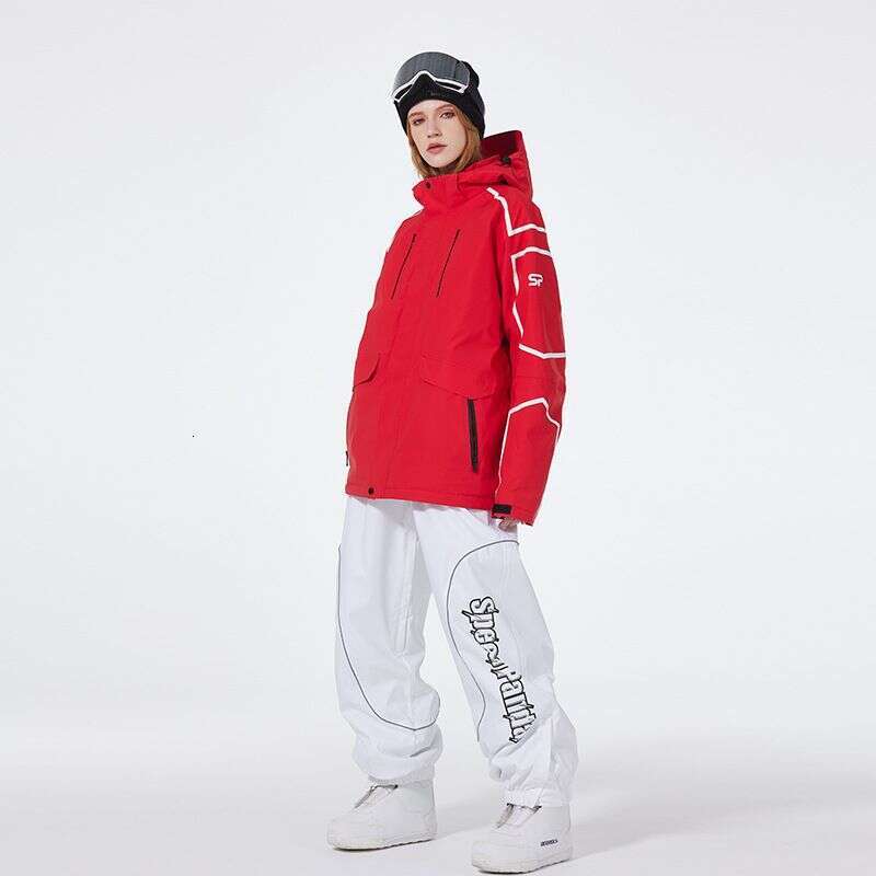 2024 New Men's And Women's Winter Outdoor Single Double Board Ski Suit