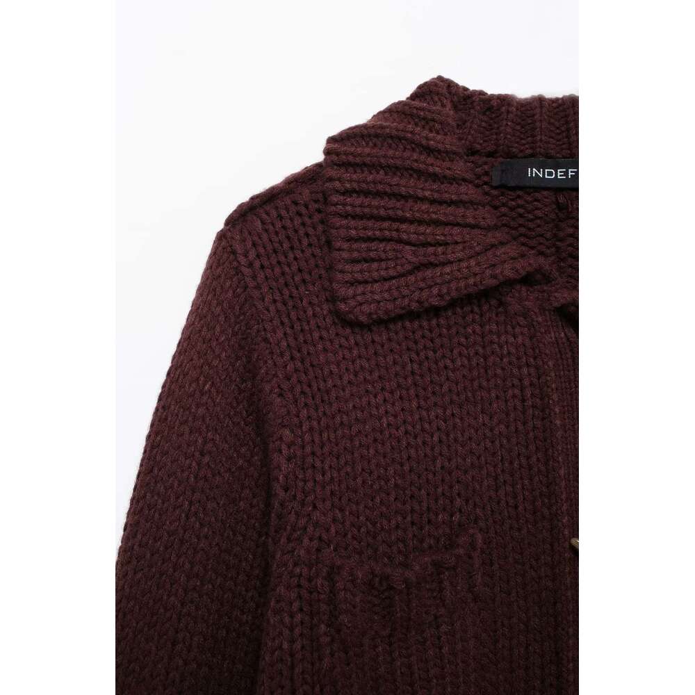 DHEssentials Wind Autumn New Women's Fashion Casual Versatile Elegant Thick Knit Cardigan Jacket