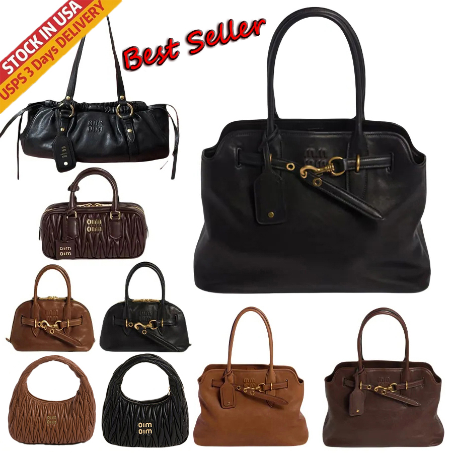 Designer Bag Shoulder Bag Tote bag Nappa Leather Luxury Bag Handbag Vintage Hardware Golden Hobo Bag Classic Women's Satchel bag Shopping bag High Quality Purse