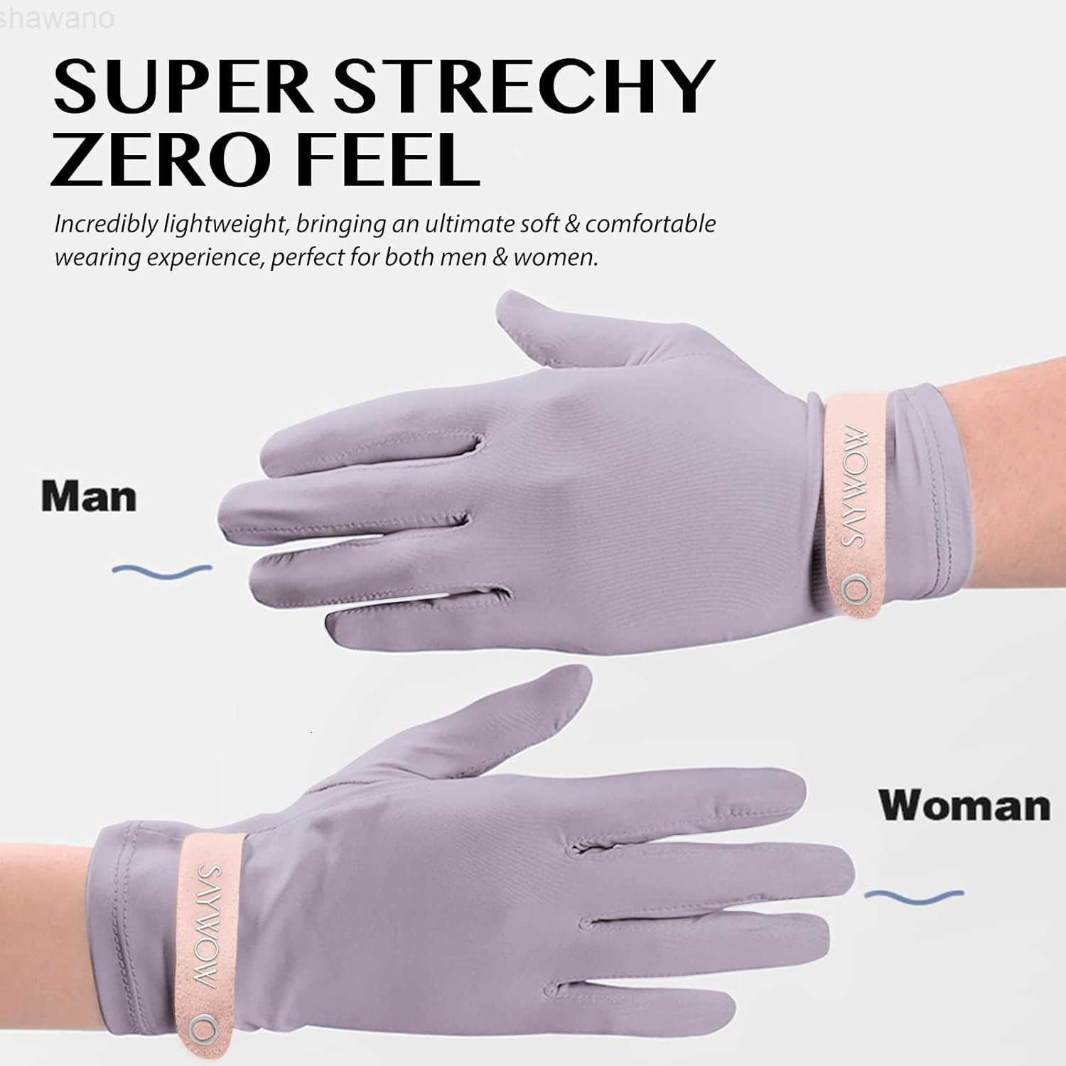 Driving Gloves Women for Sun UV Protection UPF 50 Touchscreen Full FingerW250911