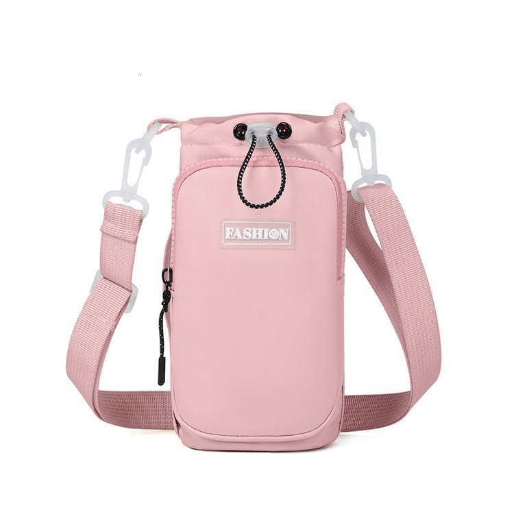 New Portable Water Bottle Bag Women Outdoor Designer Bag Lightweight Travel Luxury Bag Free Shipping Crossbody Bag Multifunctional Phone Drawstring Sh