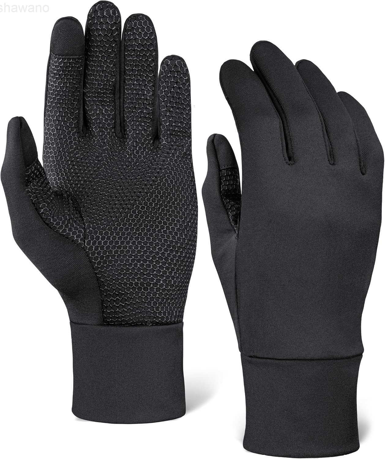 Outdoors Running Gloves for Men Women Winter Liners Touchscreen Lightweight Hiking GlovesW250911