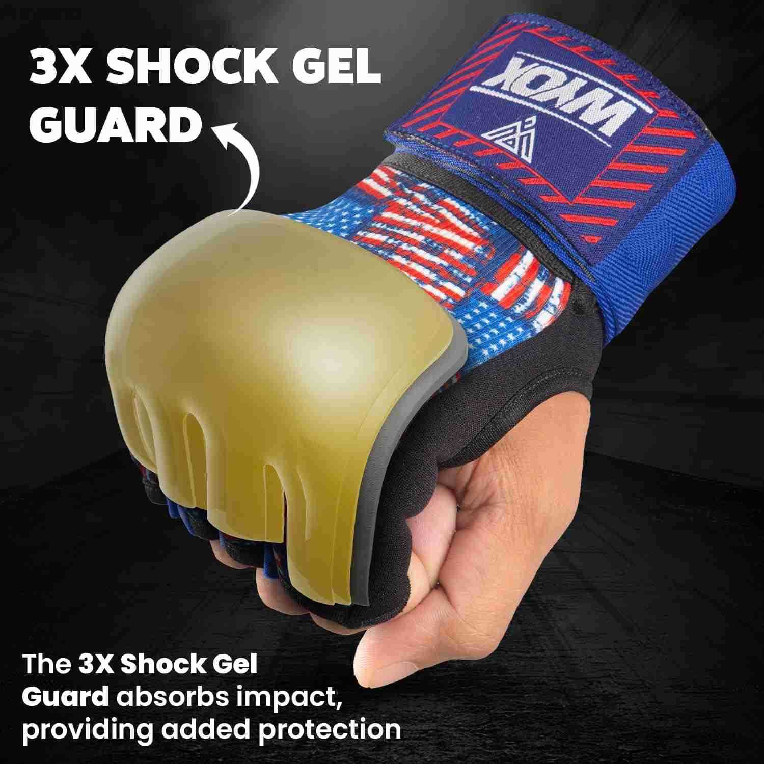 Hand Wraps Inner Gloves for Men Women 80cm Quick Wrist Straps Padded Knuckle Protection for Muay Thai Kickboxing Hand Wraps for Boxing Martial ArtsW25