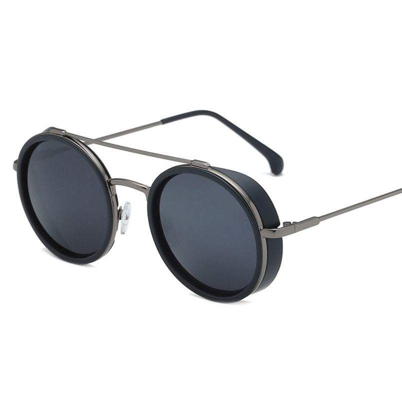 25 New Fashion Metal Round Unisex Simple Personality Sunglasses C39