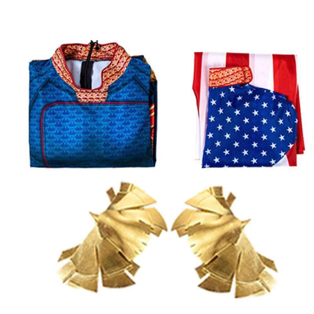 Disguise Homelander Cosplay Cloak Jum psuit Clothing TV B oys Costume Adult Men Roleplay Role Play Fancy Dress Up Party Cloth