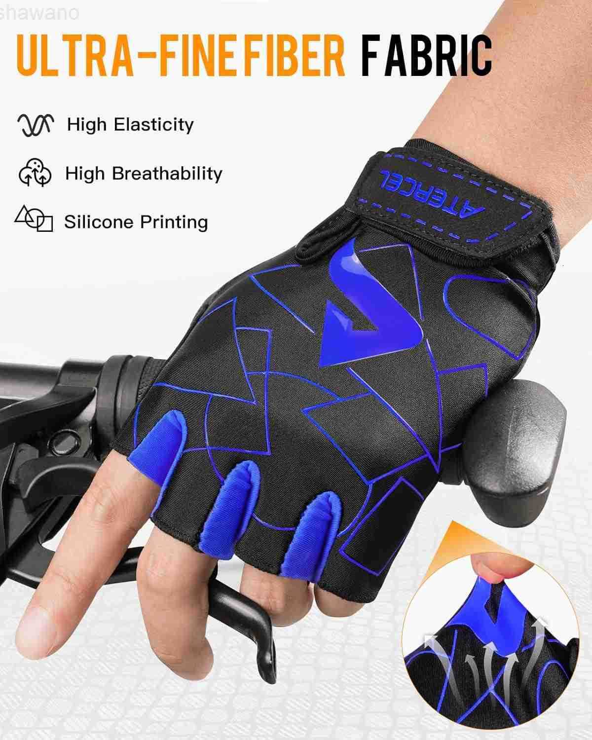 Cycling Gloves Mens Bicycle Gloves for Cycling Workout Gym Training Weight Lifting Outdoor Dirt Bike Mountain Bike RidingW250911