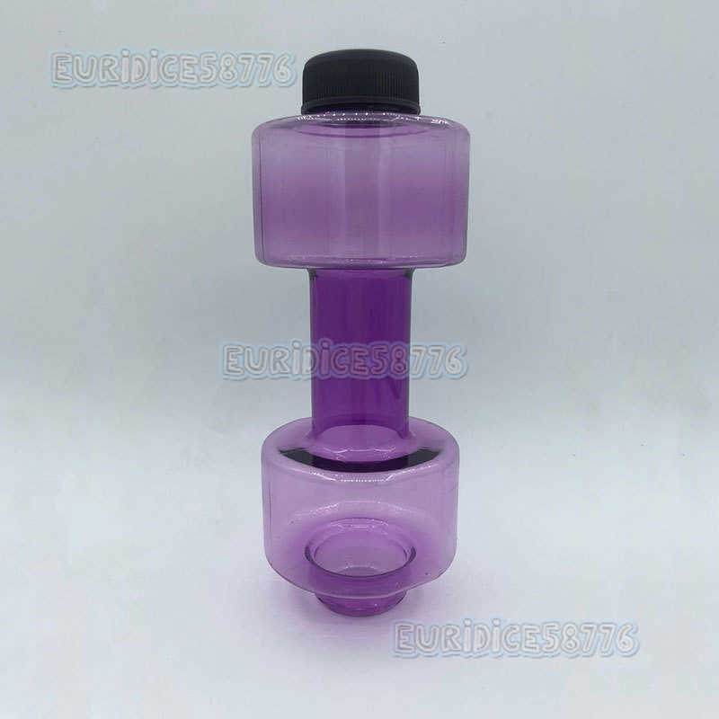 New Dumbbell Cup Creative Fitness Water Cup Sealed Leakproof Fashionable Plastic Sports Water Bottle H250911