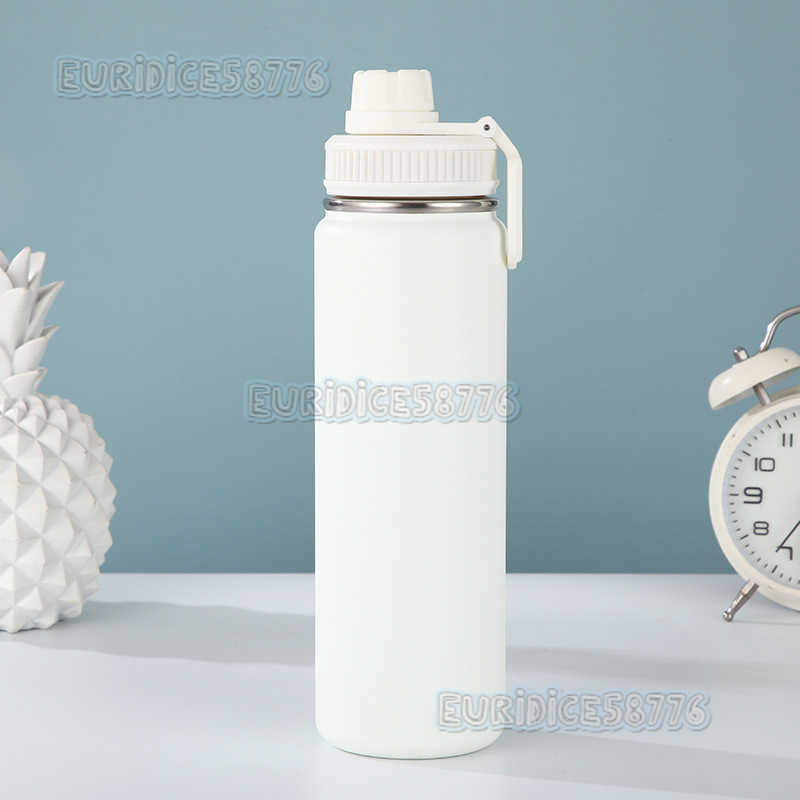 Doublelayer Sports Water Bottle 304 Stainless Steel Insulated Cup Outdoor Portable Large Capacity Space Bottle H250911