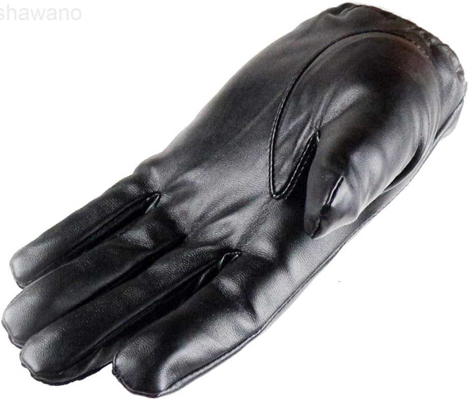 Long Keeper Men Leather Touchscreen Gloves Winter Driving Warm Wrist GlovesW250911